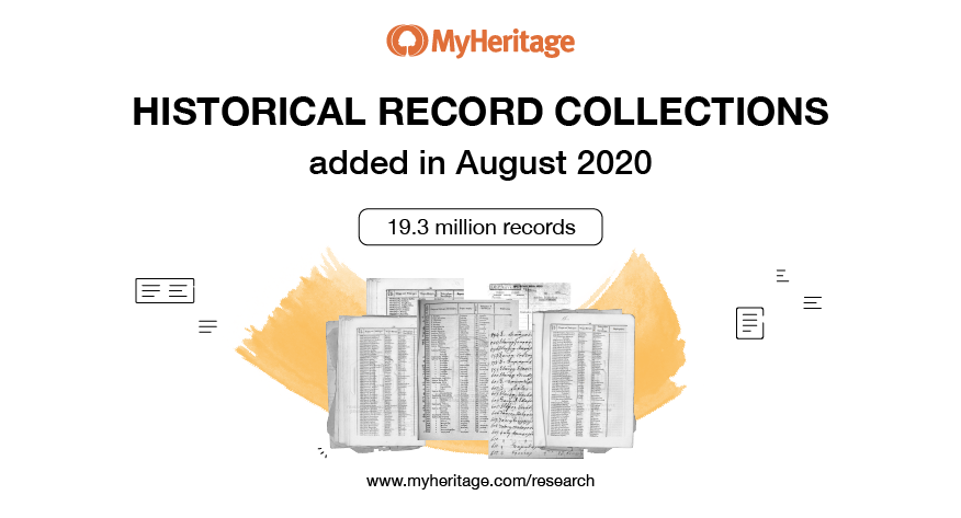 סקירת האוספים ההיסטורים החדשים ב-MyHeritage