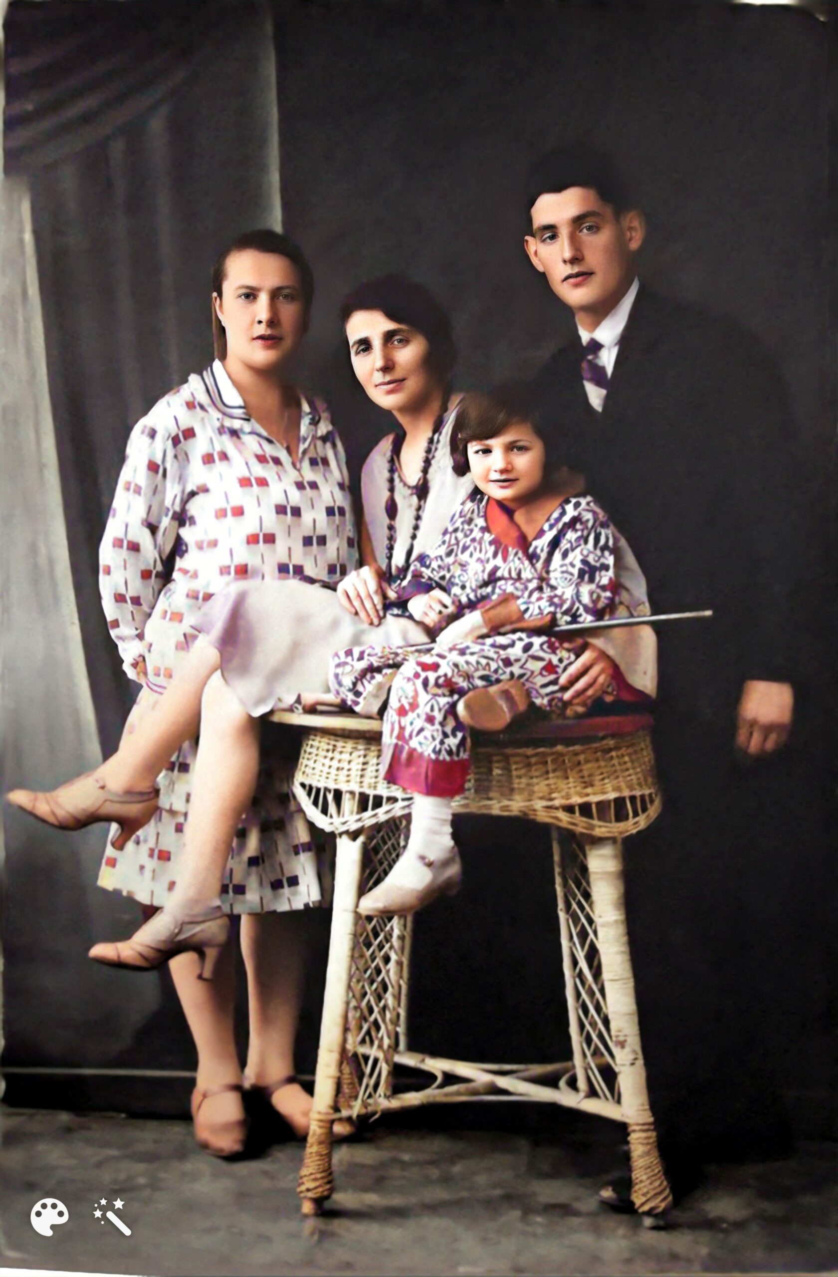 ביקורה של דבורה ורחל פולברמכר ומפגש עם הדוד אשר בלינצ'יצה 1929