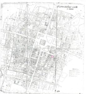 המפה הישנה של טומשוב-לובלסקי