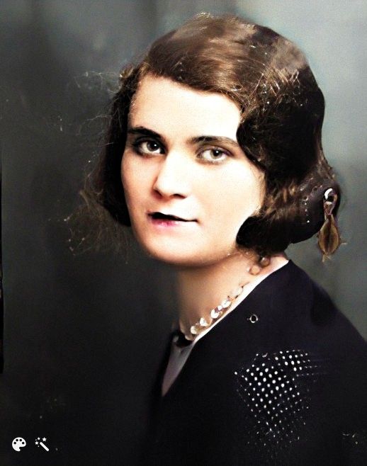 לובה ריזנבלאך (מתוך ארכיון ראדום. צביעה ושיפור תמונה: MyHeritage)