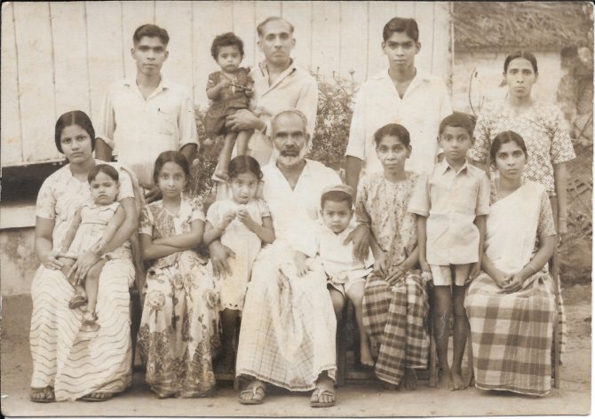 צילום משפחתי מקוצ'ין,שנות ה-50